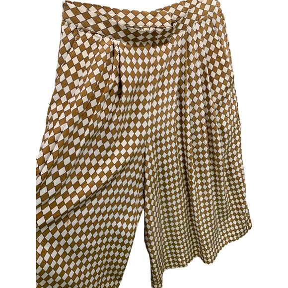 Size 6 Evan-Picone Vintage 1980s Silk Outfit Top Pants Flawed Upcycle Cutter - Picture 9 of 11